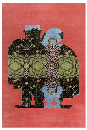 handgeknüpfter Orienteppich Eterno-Princess Pea aus Indien Maß 180x120 cm